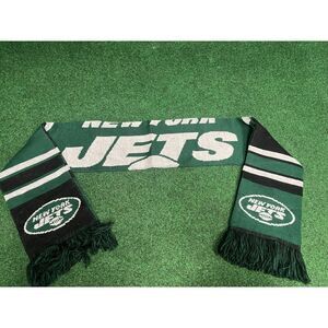 New York Jets Y2K Green & Black Scarf NFL Unisex Men Women